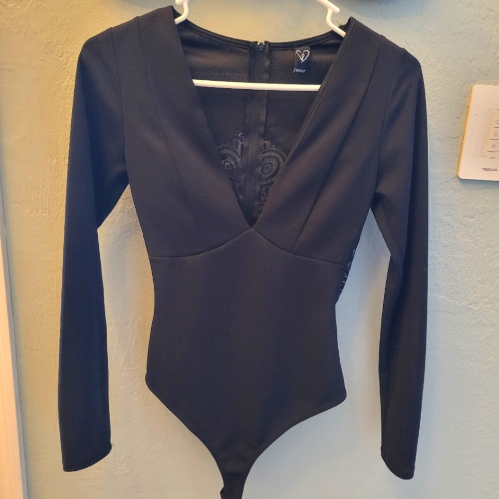 Black Lace Body Suit